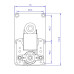 Мотор редуктор Mellor 1.5 оборота 25W -FB1171